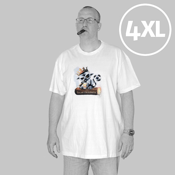 DALAY Lemur Zigarren Shirt weiß 4XL