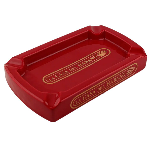 Aschenbecher "La Casa del Habano" rot | 4 Zigarren